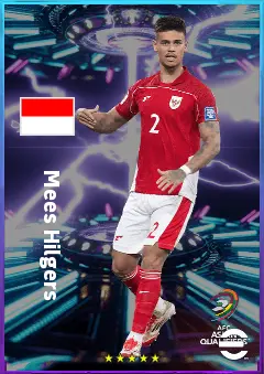 Mees Hilgers eFootball 2026 player card, 81 OVR CB