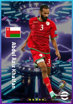 Abdul Aziz Khalfan eFootball 2026 player card, 78 OVR RB