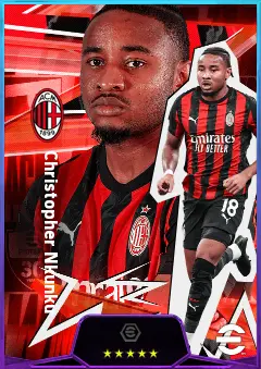 Christopher Nkunku eFootball 2026 player card, 81 OVR AMF