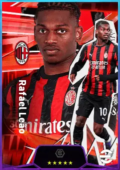 Rafael Leão eFootball 2026 player card, 84 OVR CF
