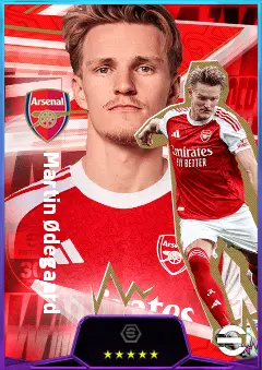 Martin Ødegaard eFootball 2026 player card, 84 OVR CMF