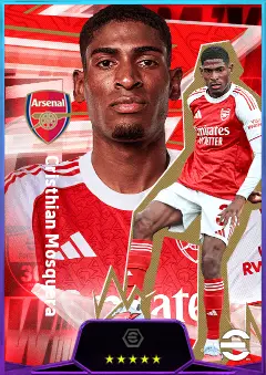 Cristhian Mosquera eFootball 2026 player card, 83 OVR CB