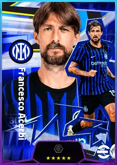 Francesco Acerbi eFootball 2026 player card, 82 OVR CB
