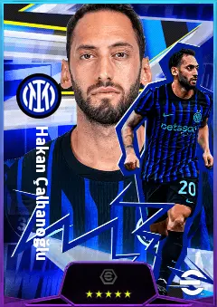 Hakan Çalhanoğlu eFootball 2026 player card, 83 OVR DMF
