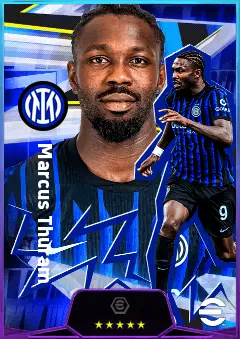 Marcus Thuram eFootball 2026 player card, 82 OVR CF