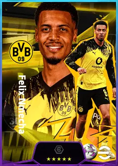 Felix Nmecha eFootball 2026 player card, 82 OVR DMF