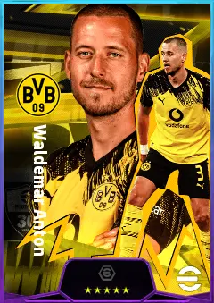 Waldemar Anton eFootball 2026 player card, 81 OVR CB