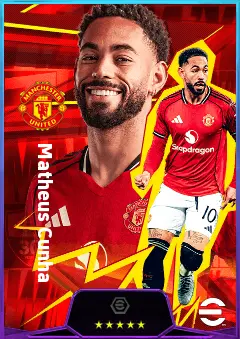 Matheus Cunha eFootball 2026 player card, 83 OVR AMF