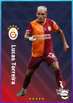 Lucas Torreira eFootball 2026 player card, 80 OVR DMF