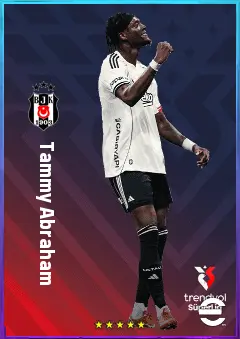 Tammy Abraham eFootball 2026 player card, 80 OVR CF