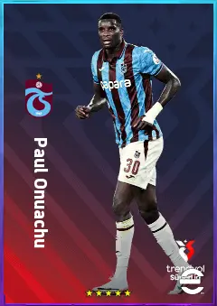 Paul Onuachu eFootball 2026 player card, 79 OVR CF