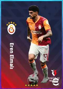 Eren Elmalı eFootball 2026 player card, 78 OVR LB