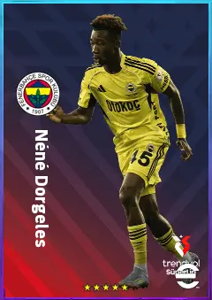 Néné Dorgeles eFootball 2026 player card, 78 OVR LWF