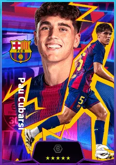 Pau Cubarsí eFootball 2026 player card, 82 OVR CB