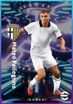 Mateo Pellegrino eFootball 2026 player card, 79 OVR CF