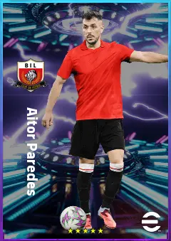 Aitor Paredes eFootball 2026 player card, 82 OVR CB