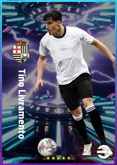 Tino Livramento eFootball 2026 player card, 81 OVR RB
