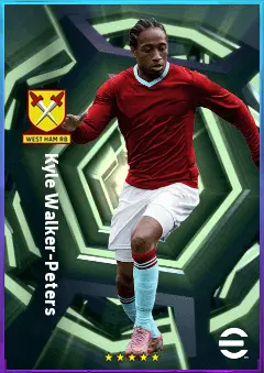 Kyle Walker-Peters eFootball 2026 player card, 81 OVR RB