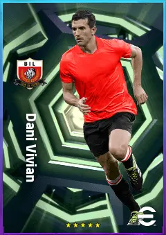Dani Vivian eFootball 2026 player card, 82 OVR CB
