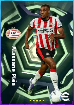 Alassane Pléa eFootball 2026 player card, 81 OVR CF