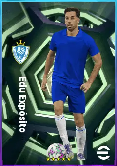 Edu Expósito eFootball 2026 player card, 78 OVR CMF