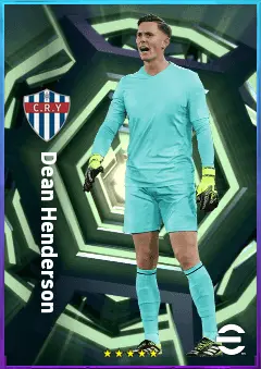 Dean Henderson eFootball 2026 player card, 82 OVR GK
