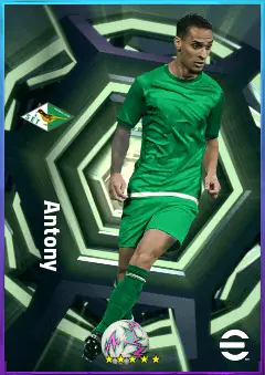 Antony eFootball 2026 player card, 81 OVR RWF
