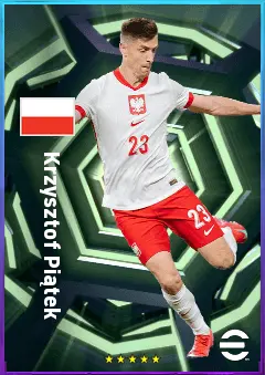 Krzysztof Piątek eFootball 2026 player card, 80 OVR CF