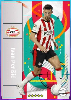 Ivan Perišić eFootball 2026 player card, 80 OVR RWF