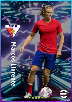 Marcos Llorente eFootball 2026 player card, 82 OVR RB