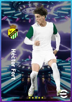 Héctor Fort eFootball 2026 player card, 80 OVR RB