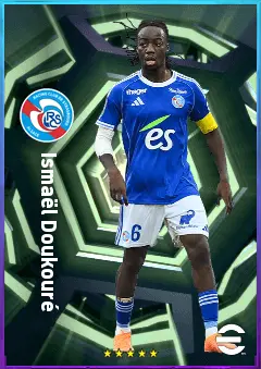Ismaël Doukouré eFootball 2026 player card, 81 OVR DMF