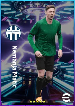 Nemanja Matić eFootball 2026 player card, 80 OVR DMF