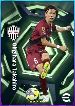 Ohgihara Takahiro eFootball 2026 player card, 76 OVR DMF