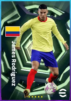 James Rodríguez eFootball 2026 player card, 79 OVR AMF