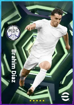 Brahim Díaz eFootball 2026 player card, 82 OVR AMF