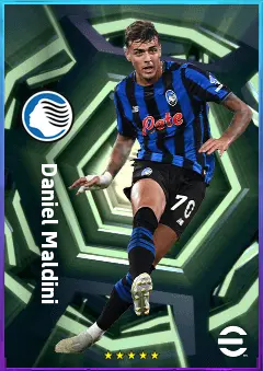 Daniel Maldini eFootball 2026 player card, 79 OVR AMF