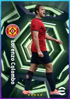 Lorenzo Colombo eFootball 2026 player card, 79 OVR CF