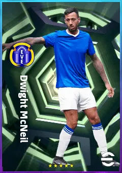 Dwight McNeil eFootball 2026 player card, 81 OVR LMF