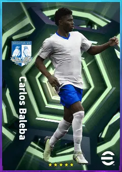 Carlos Baleba eFootball 2026 player card, 83 OVR DMF