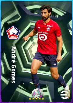 André Gomes eFootball 2026 player card, 82 OVR CMF