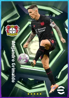Alejandro Grimaldo eFootball 2026 player card, 82 OVR LB