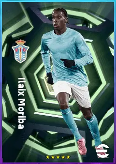 Ilaix Moriba eFootball 2026 player card, 80 OVR CMF