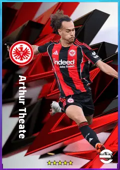 Arthur Theate eFootball 2026 player card, 82 OVR LB