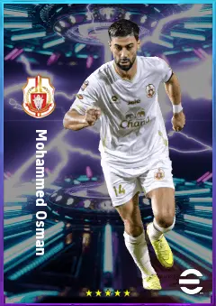 Mohammed Osman eFootball 2026 player card, 78 OVR AMF