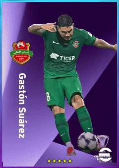 Gastón Suárez eFootball 2026 player card, 80 OVR AMF