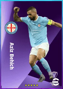 Aziz Behich eFootball 2026 player card, 79 OVR LB