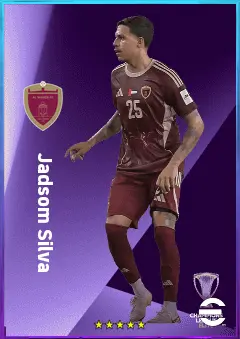 Jadsom Silva eFootball 2026 player card, 81 OVR CMF