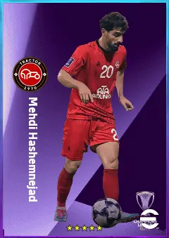 Mehdi Hashemnejad eFootball 2026 player card, 79 OVR RWF