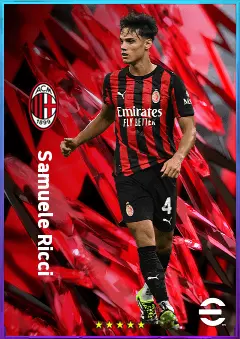 Samuele Ricci eFootball 2026 player card, 81 OVR DMF